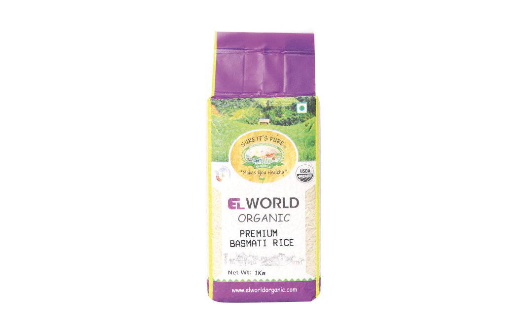 Elworld Organic Premium Basmati Rice    Pack  1 kilogram